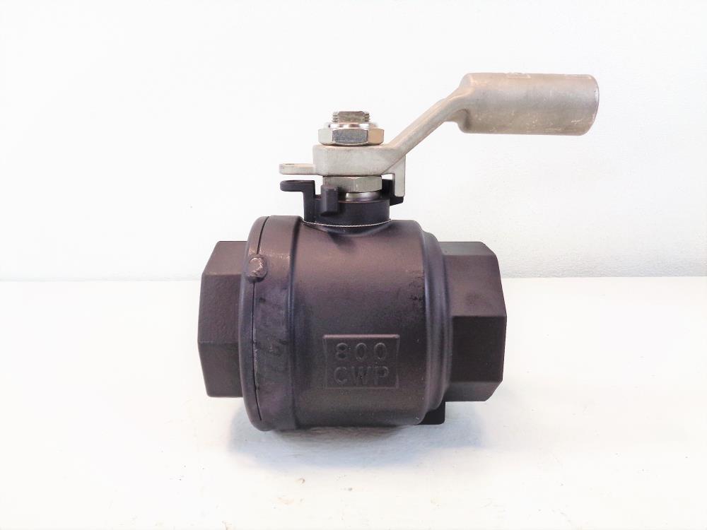 Jamesbury 3" NPT Full-Port Ball Valve JB-2236-NT, WCB, 800 CWP